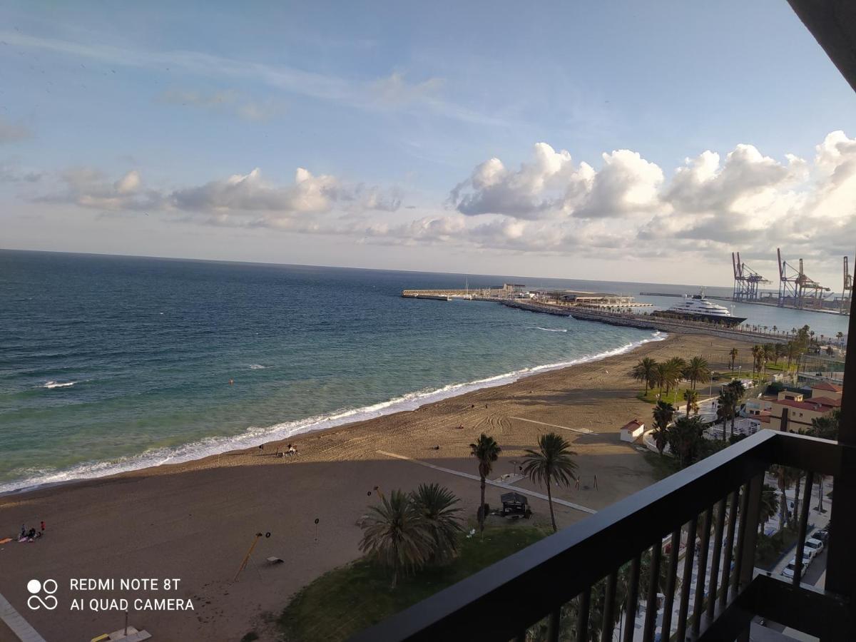 Espectaculares Vistas Al Mar Playa Malagueta Málaga Exterior foto